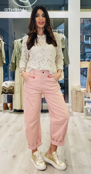 TENSIONE IN PANTALONE OVETTO DRILL