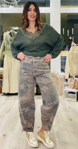 SUSY MIX PANTALONE CAMOUFLAGE