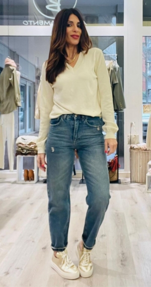 HAVEONE JEANS LOUIS DENIM SCURO
