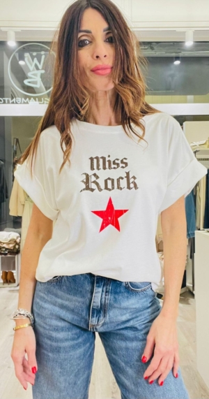 KIKISIX T-SHIRT MISS ROCK