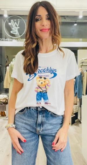 SUSY MIX T-SHIRT ORSETTO