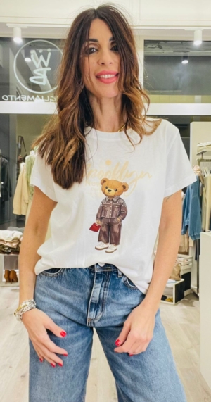SUSY MIX T-SHIRT ORSETTO