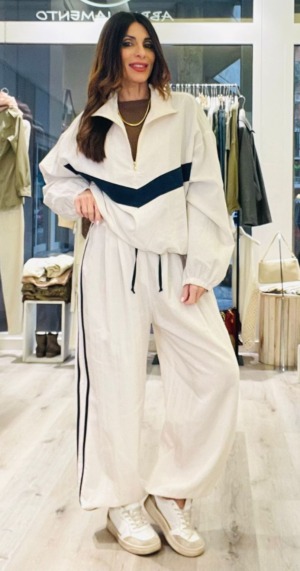 KIKISIX PANTALONE BANDE NYLON