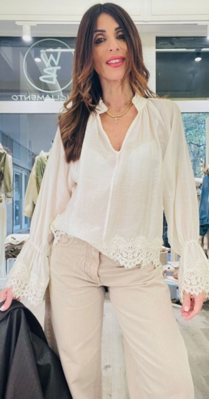 SUSY MIX BLUSA PIZZO