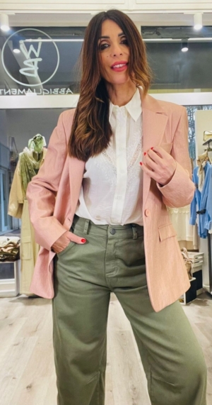 SUSY MIX GIACCA SLIM ROSA