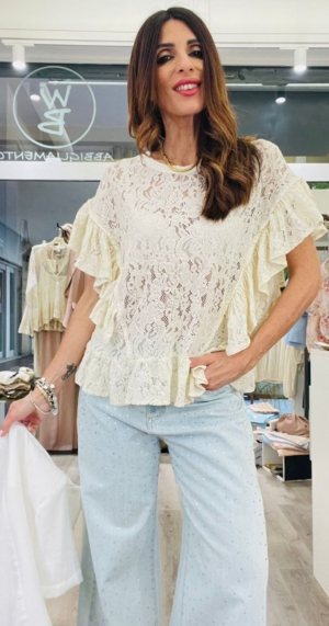 SUSY MIX BLUSA PIZZO