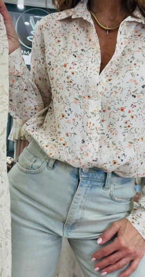 KIKISIX CAMICIA FIORELLINI