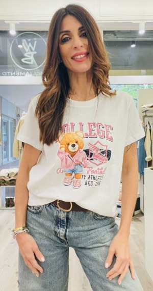 SUSY MIX T-SHIRT ORSETTO