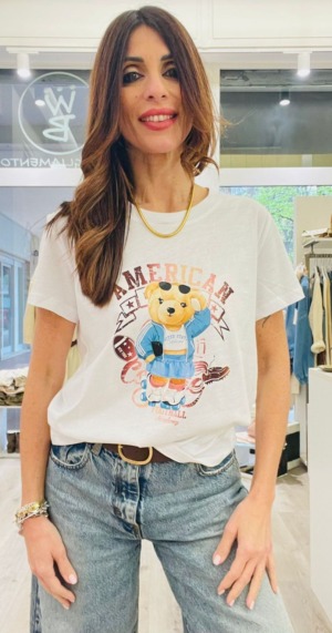 SUSY MIX T-SHIRT ORSETTO