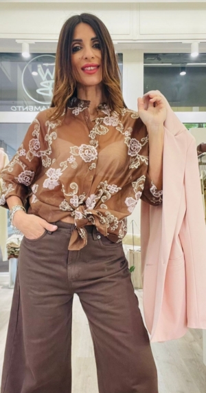 NAMASTE' CAMICIA RICAMI
