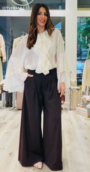 HAVEONE PANTALONE PALAZZO PENCE