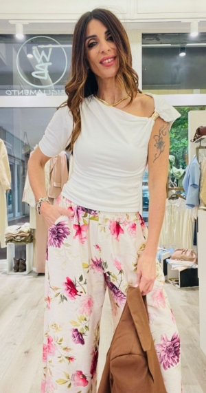 SUSY MIX T-SHIRT MONOSPALLA con accessorio